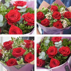 6 Red Rose Gift Box